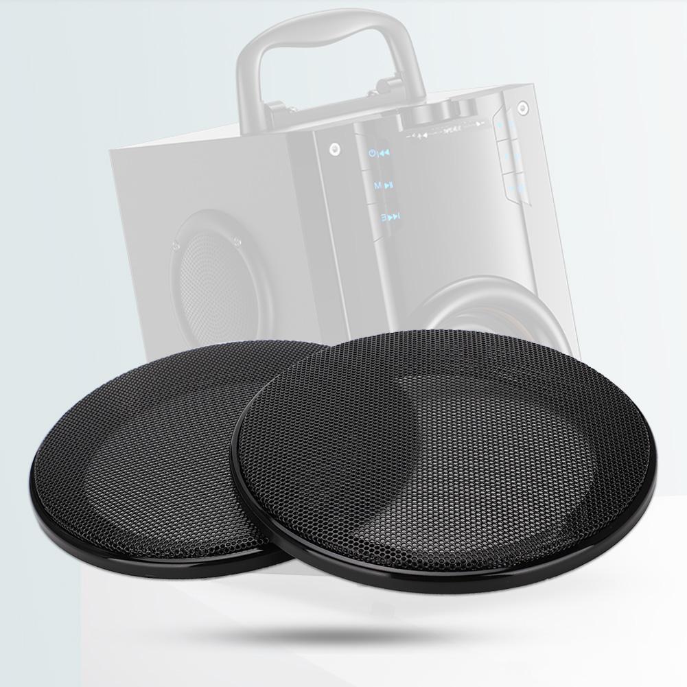 2PCS 4inch Speaker Loudspeaker Protective Cover Cold Rolled Steel   ABS Speaker Decoration