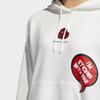 adidas Neo x Marvel Spider-Man Women's Off-White Hooded Sweatshirt H55126