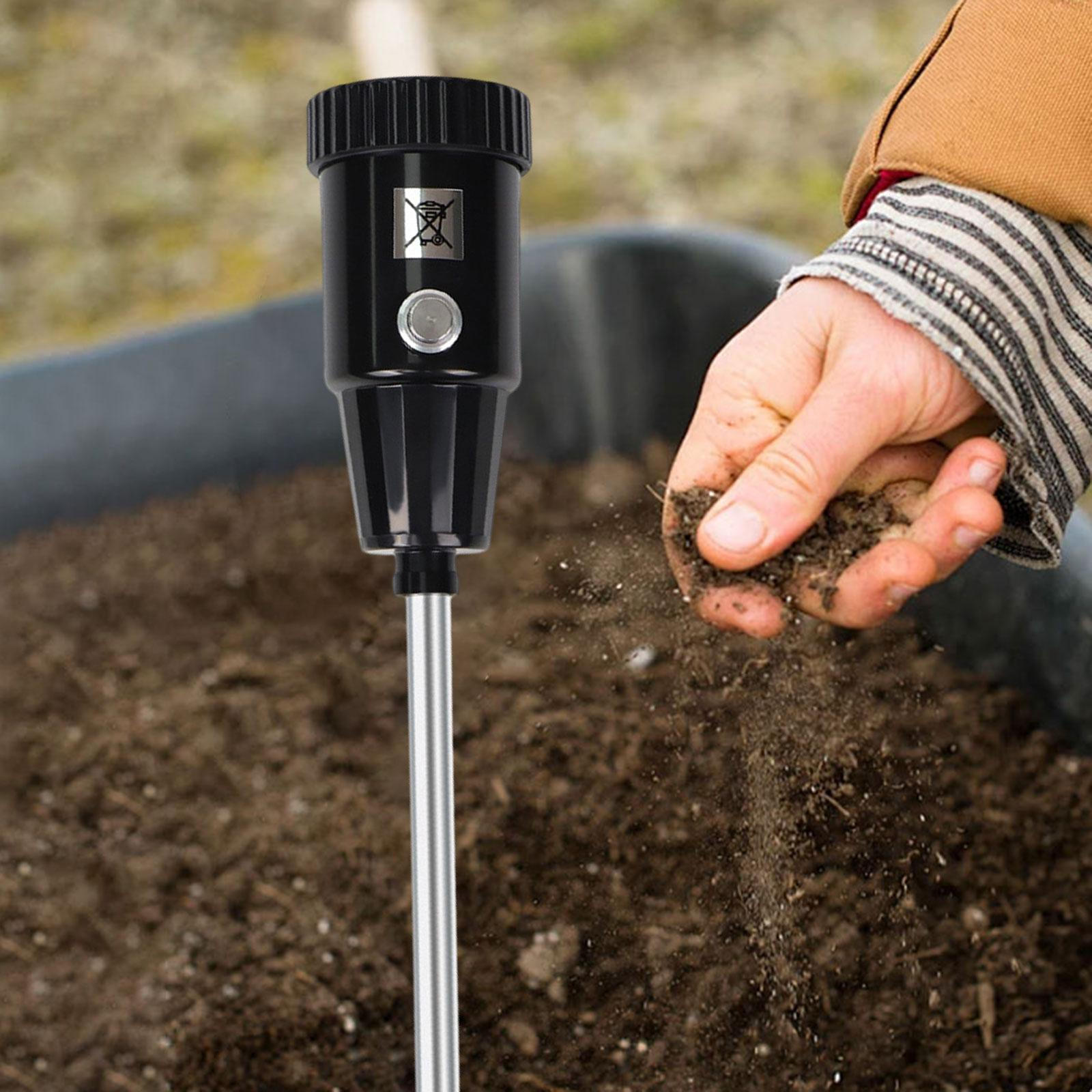 

2 in 1 Soil Tester Moisture PH Meter Range 3-8 Metal Analyzer Acidity Humidity for