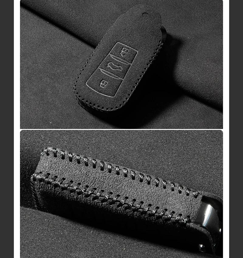 Interior Mouldings New Luxury High-quality Fashion Sports Suede Key Case Cover For BMW E90 E60 F30 f20 F10 1 2 3 4 5 6 7 Series