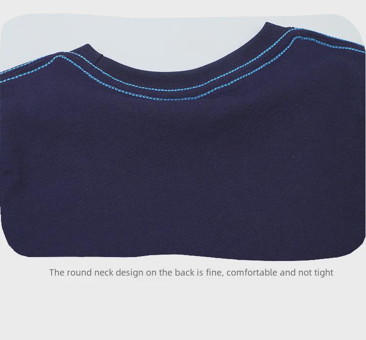 2024 Ocean Shark Boys' Cartoon Round Neck T-Shirt, Short Sleeve, Summer Collection