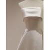Tube Top Light Wedding Dress Simple Satin Wedding Main Dress Bride Appreciation Banquet Welcome Door Dress White Small Trailing Dress