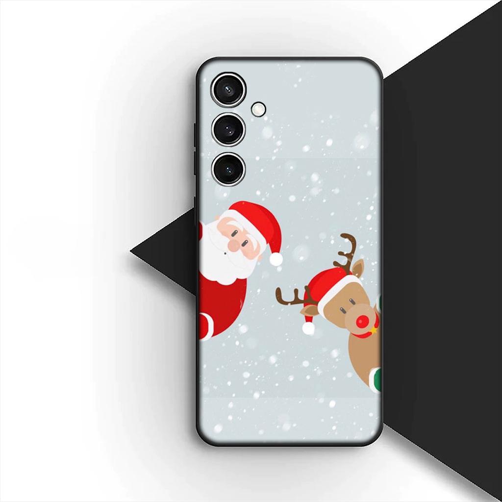 Santa Claus Merry Christmas Tree Deer Cover for Motorola Moto Edge 70 60 Fusion Stylus NEO Pro Plus G04S G MAX Stylus G04 Case