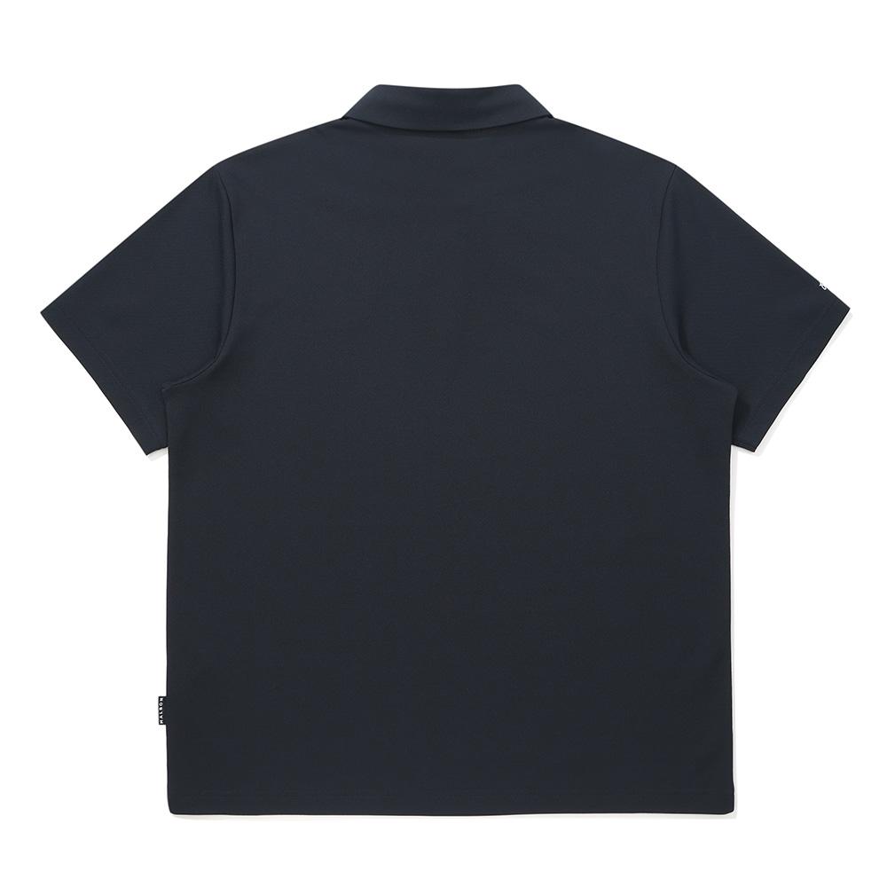 MALBON GOLF Bucket Point Short Sleeve T-Shirt Navy (Man)