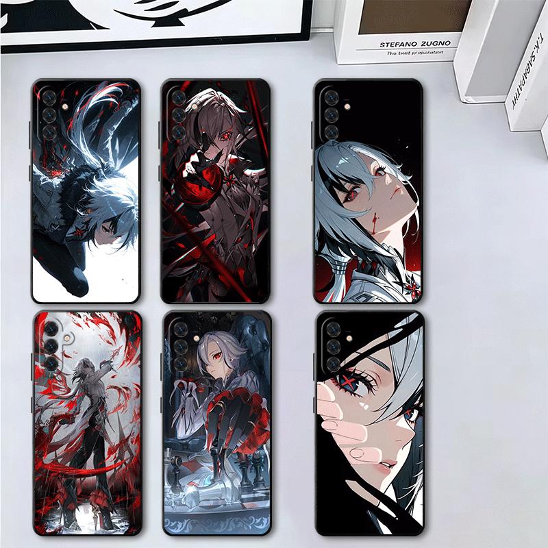 Genshin Impact Arlecchino Soft Phone Case for Samsung A17 A37 A57 A16 A26 A36 A56 A15 A25 A35 A55 A14 A24 A34 A54 A13 A23 A33 A5