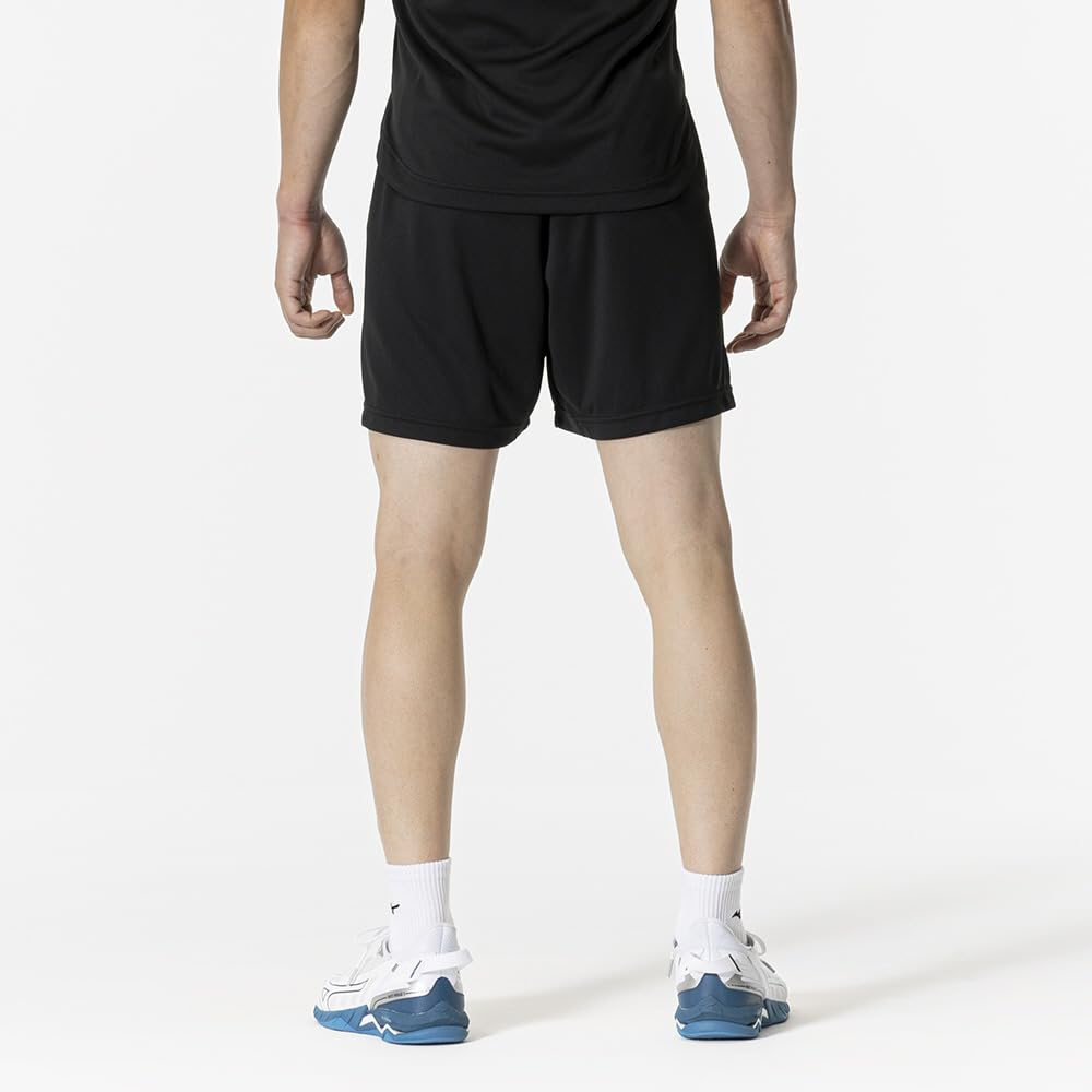 Mizuno Basketball Practice Slim Black Pants, Quick-Drying, Fit, W2MBB001,
