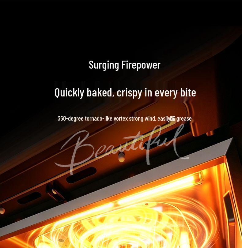 Smart Multi-Functional Air Fryer - High Power Electric Oven for Fries & Fried Chicken with Large Capacity, Visible Cooking