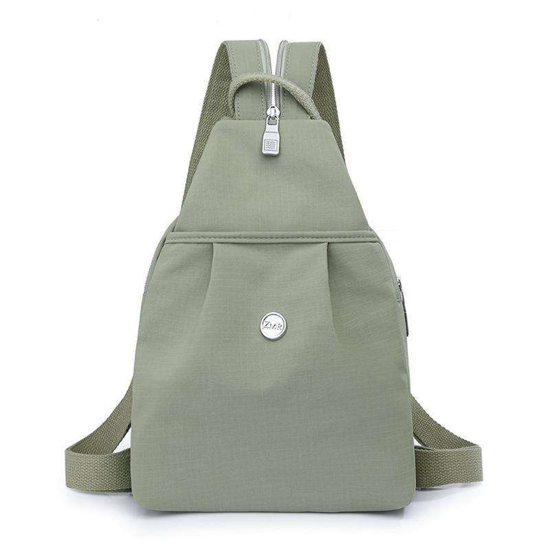 

Многофункциональная нагрудная сумка через плечо женская сумка через плечо рюкзак большой емкости зелёный