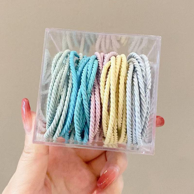 Koreanischer Stil Dünnes Haargummi: Einfaches Damen-Stirnband mit kleinem Gummiband für einen schicken Look