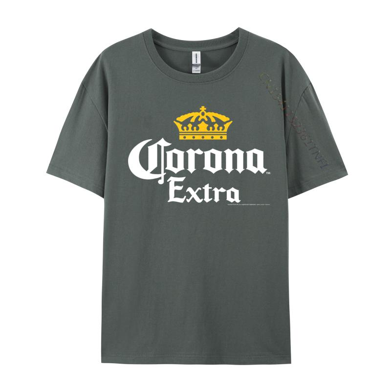Officially Licensed Corona Gold Crown Rife Mens T Shirt Cool Camisa Luxury Designer T-Shirts Pure Cotton