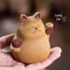 Zhinianhua Purple Clay Lucky Cat Tea Pet