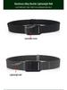 Men's Elastic Tactical Belt with Aluminum Buckle for Outdoor and Casual Wear