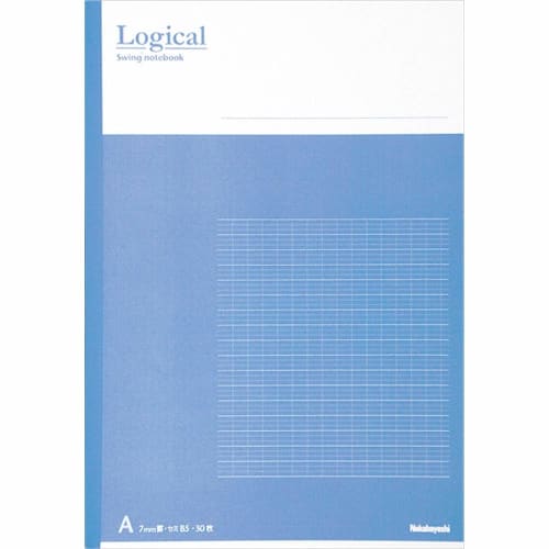 

Тетрадь Nakabayashi Swing Logical B5, в линейку A, синяя, No-B501A-B A
