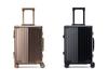 Aluminum-Magnesium Alloy Suitcase: 20-Inch Trolley & 24-Inch Travel Luggage with Password Lock