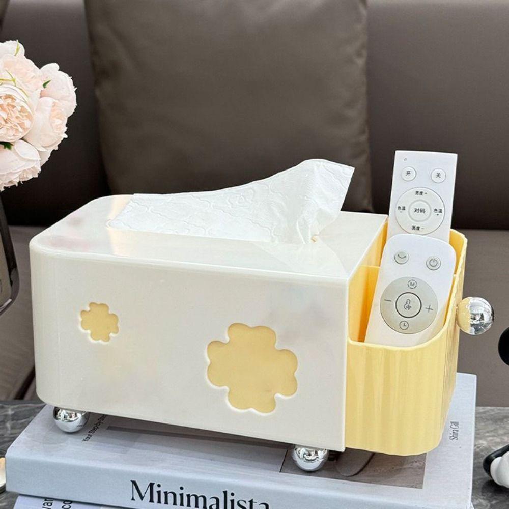 Large Capacity Desktop Storage Box Space Saving Napkin Dispenser Creative Tissue Box  Office