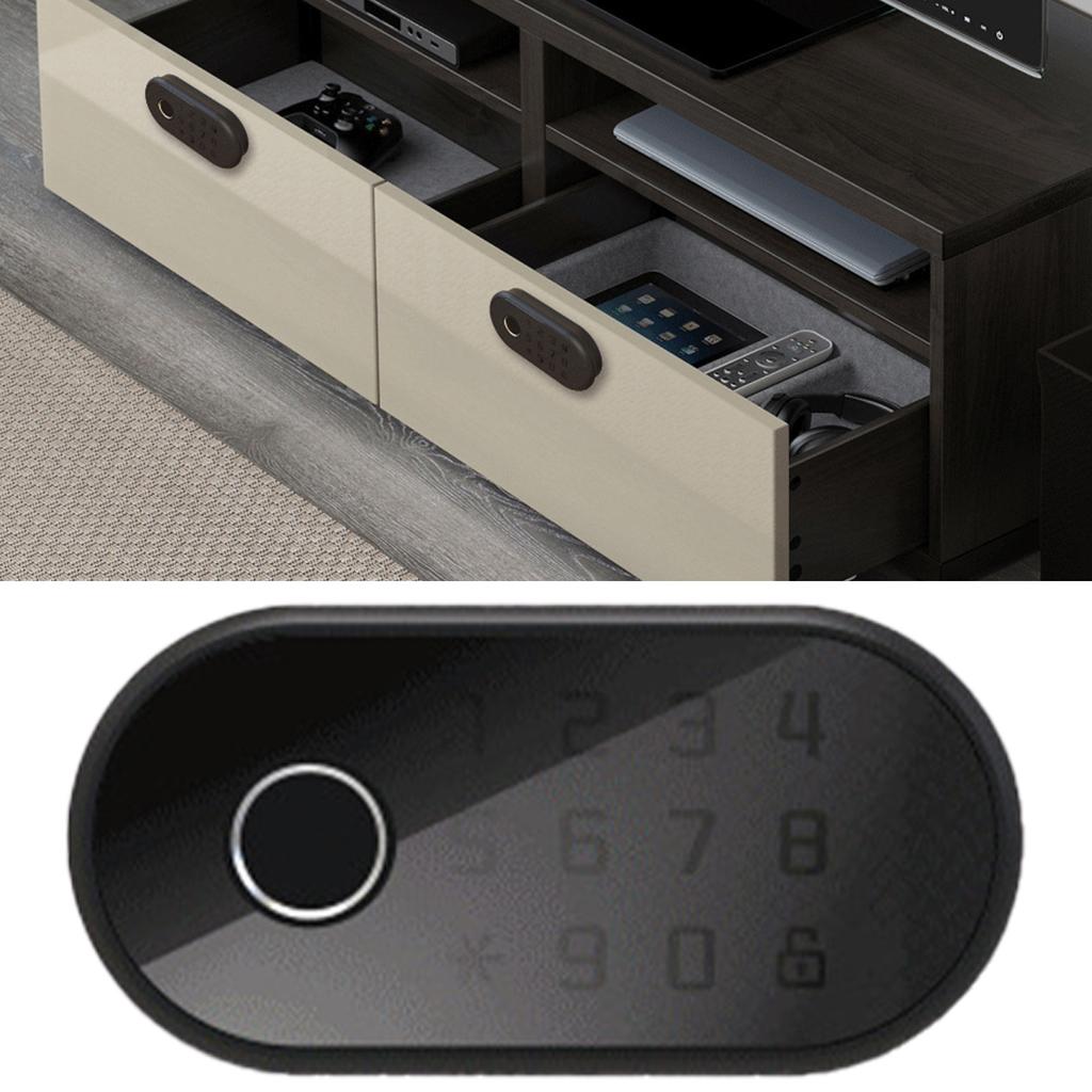 Drawer Fingerprint Password Lock Biometric Electronic Cabinet Access Control Keypad Lock for Office