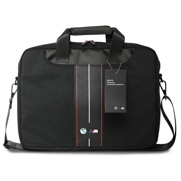 BMW BMCB15COMPVSKR 16" Bag Black Nylon Red Stripe