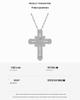 Cross Europe S625 Sterling Silver Women's Necklace, Luxurious Diamond Cross Pendant, Fashionable Clavicle Chain.