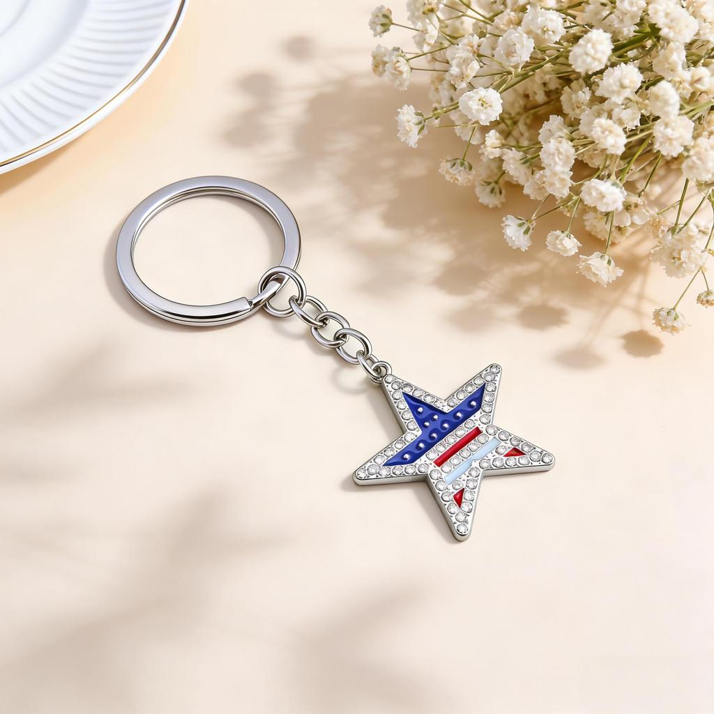 Independence Day Keychain - Fashion Bag Pendant & Decorative Accessory