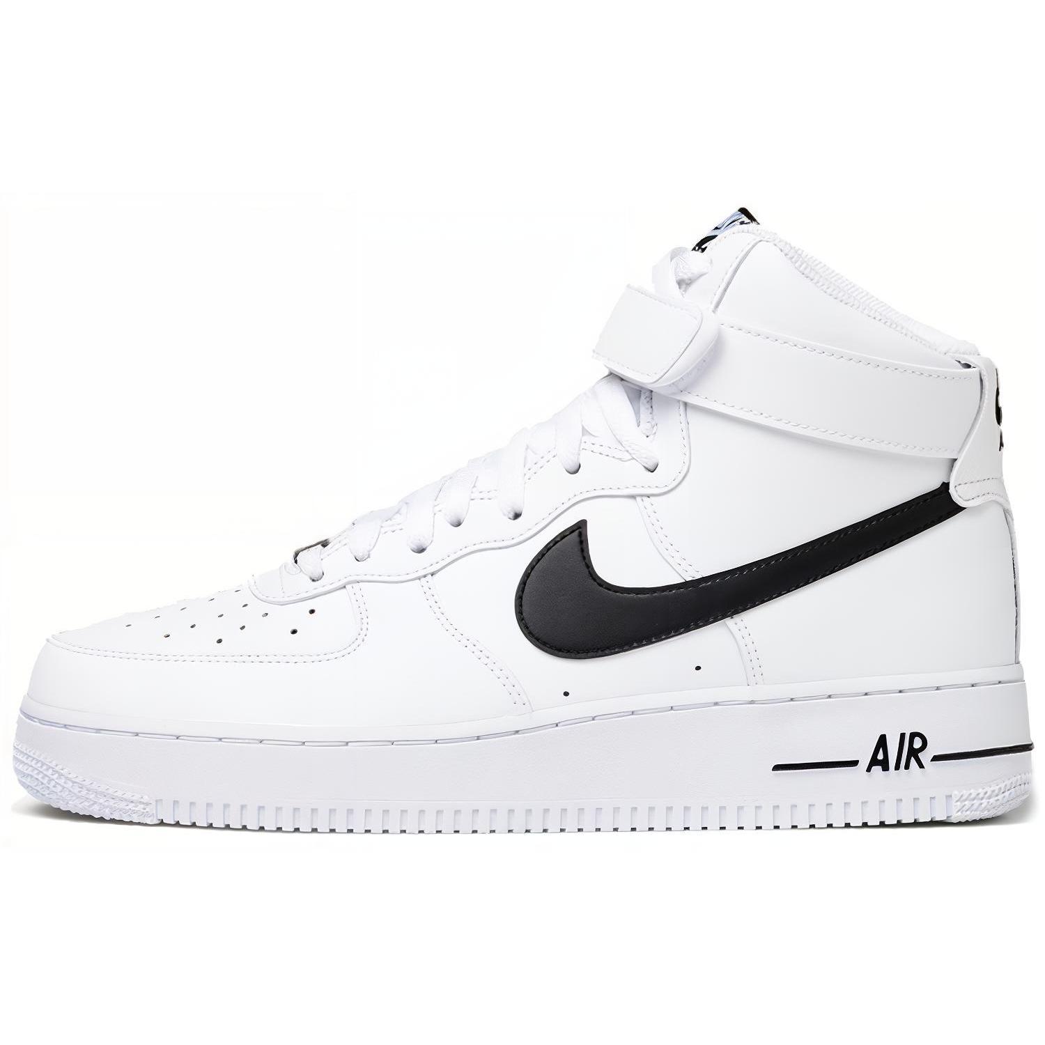 

новые Nike Air Force 1 High Белые Черные 42.5