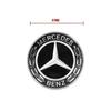 57mm Star Flat Hood Bonnet Logo For Mercedes Benz W204 W124 W201 W202 W212 W220 W205 Emblem Badge stickers automobile Accessorie QZ8