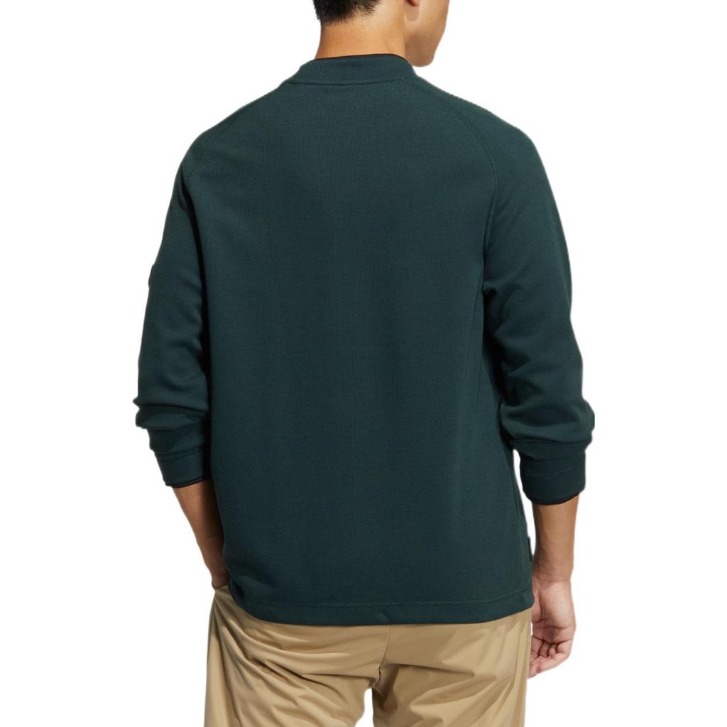 Adidas Sweatshirts Men's Green Crew Neck Moderate Regular HG3237