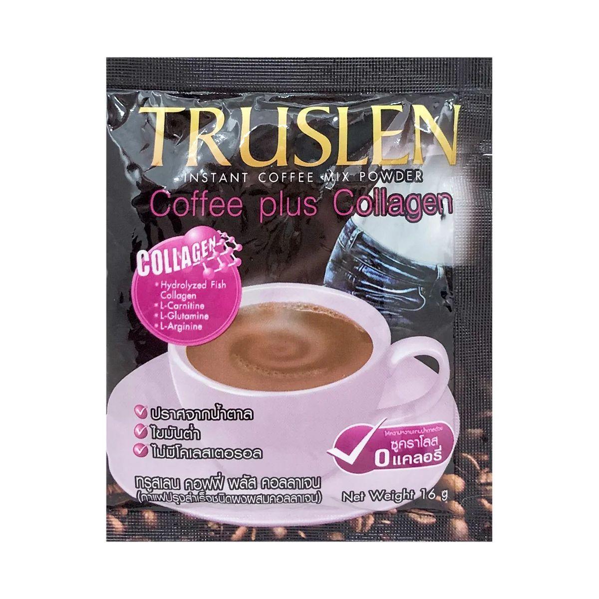 

Truslen Кофе омолаживающий с коллагеном растворимый Труслен, 16г
