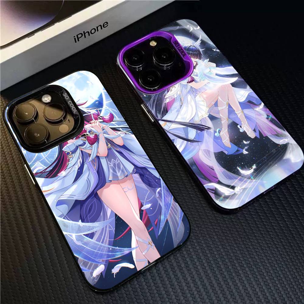Genshin Impact Columbina Phone Case For IPhone 17 16 15 14 13 12 11 Pro Max Plus Pro Colorful Shell