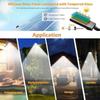 COB Upgraded Super Bright Solar Street Lamp, Outdoor Waterproof LED Solar Light with Motion Sensor for Garden Yard Patio Security Lighting