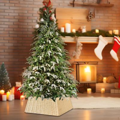 Christmas Tree Skirt Base Cover Party Props Decorative for Hotel Farmhouse