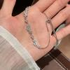 Pulling Design Floral Bracelet Adjustable Crystal Bracelet Fashion Zircon Bracelet  Jewelry Gift