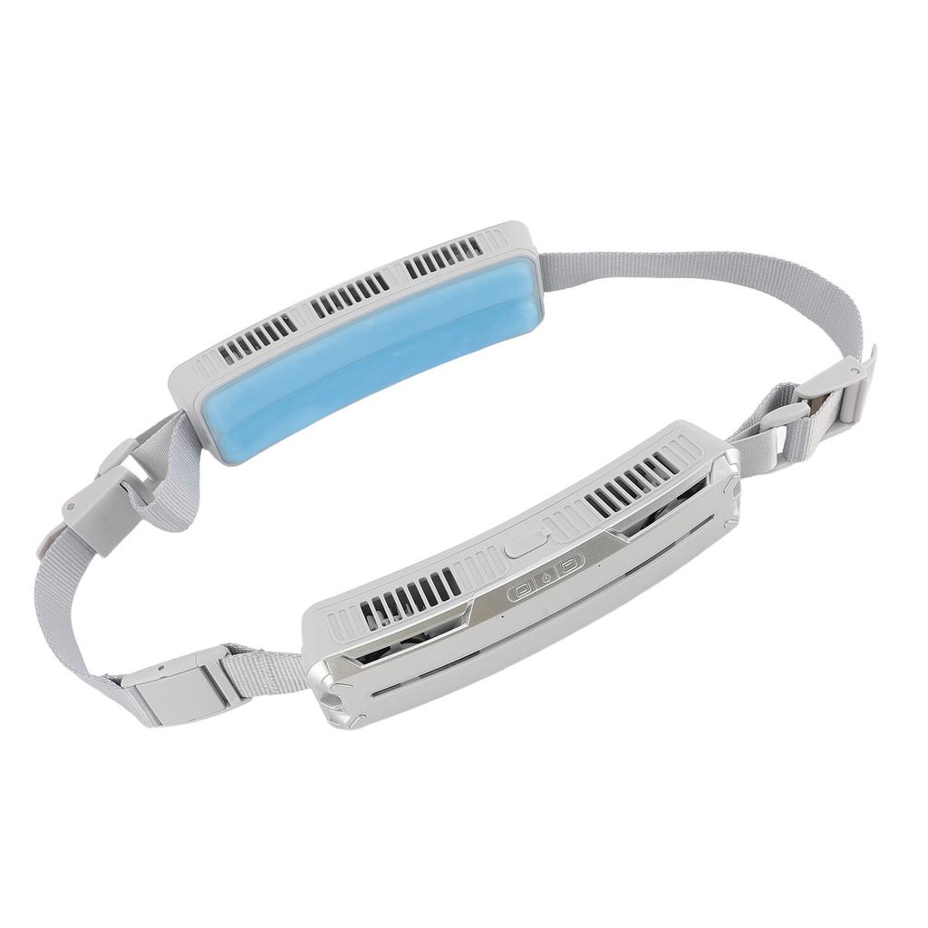 Tragbarer Hüftventilator Doppelseitige Kühlung mit verstellbarem Gürtel 6500 U/min Freihändig Wiederaufladbar für