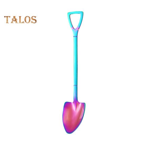 8 szt. Zestaw łyżek do arbuza ze stali nierdzewnej Próżniowe, tytanowe, antykorozyjne łyżki do deserów kawowych