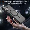 For iPhone 17 Case PC + TPU Skin Touch Anti-drop Phone Cover Compatible with MagSafe