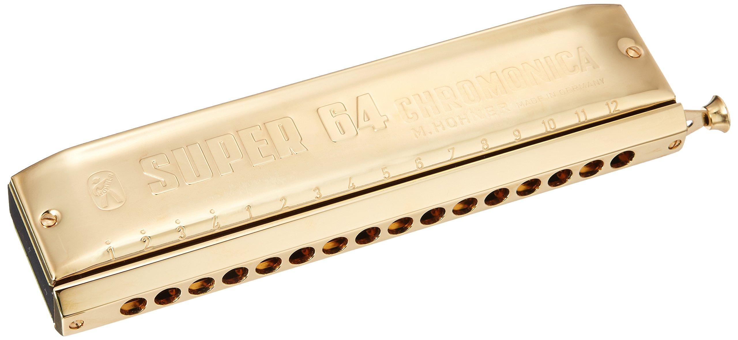 

HOHNER Chromatic Harmonica Super-64-Gold 7583/64