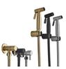 Black/gold/chrome Handheld Bidet Sprayer, Bathroom Bidet Sprayer, Bidet Faucet, Bathroom Shower Head, Self-cleaning