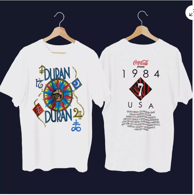 Duran Duran Vintage T-shirt 1984 Arena Tour Concert Tee Shirt XL