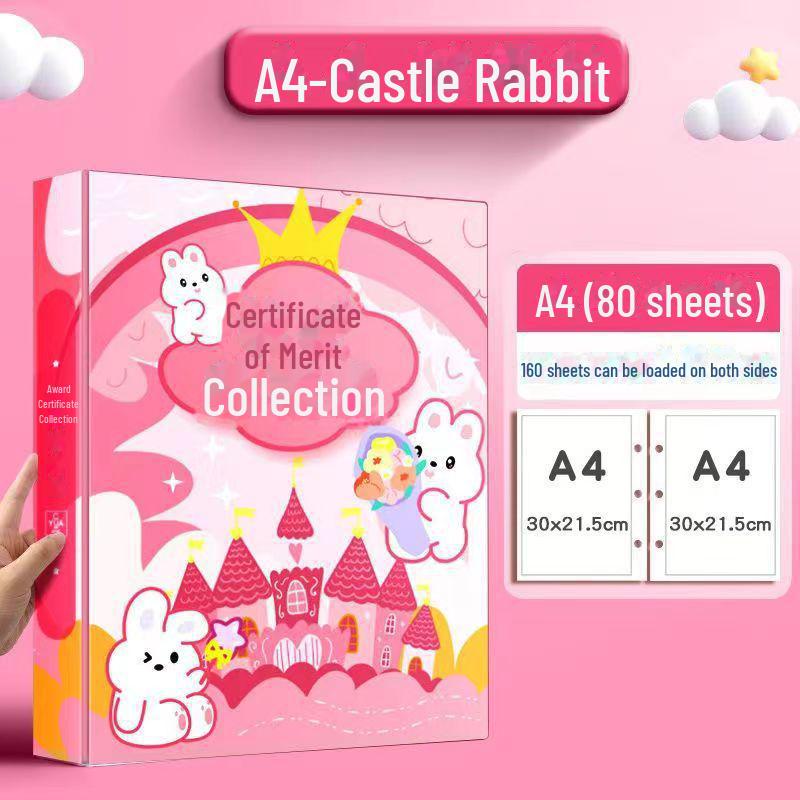 Student A4 Transparent File Folder for Growth Tracking