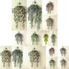 Stunning Artificial Lavender Ivy Flower Vine Garland For Wall Hanging Decor