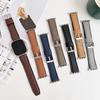 Watch Band for Apple Watch Series 10 Ultra 9 8 7 SE 6 5 4 3 2 1 46mm 49mm 45mm 44mm 42mm Napa Texture PU Covered Silicone Strap