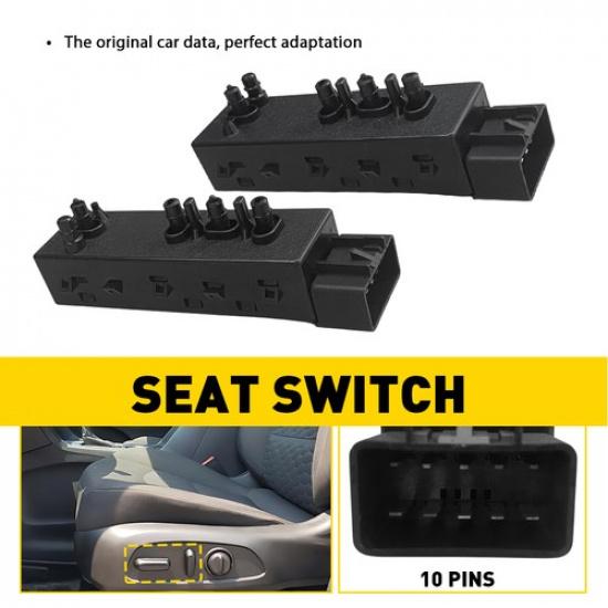 

Driver Side Seat Power Switch For 2010-2018 Chevrolet Equinox/Malibu 25974714