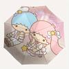 1pc "Little Twin Stars Celebration" Umbrella with Plastic Handle,Suitable for All Seasons Home Travel Outdoor UmbrellaSanlio040