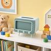 Phone Holder TV Desktop Tissue Box Square Tissue Dispenser Cute Funny Paper Storage Box  Restaurant