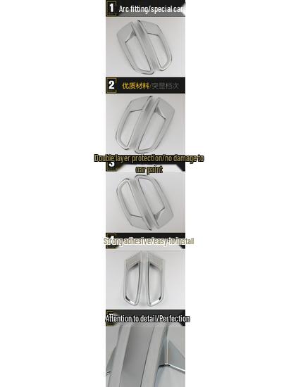 CX-3 Rear Fog Light Cover Ring & Trunk Light Frame Decorative Patch Accessory