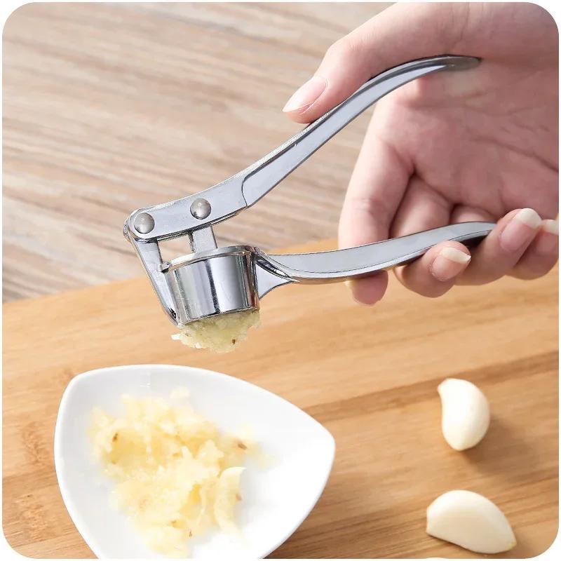 Manual Garlic Puree Machine, Household Garlic Peeling And Pressing Tool, Garlic Paste Squeezing Machine, Kitchen Garlic Pounding Tool