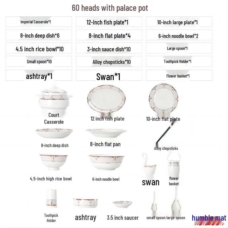 Qianxing Ceramic Dinnerware Set