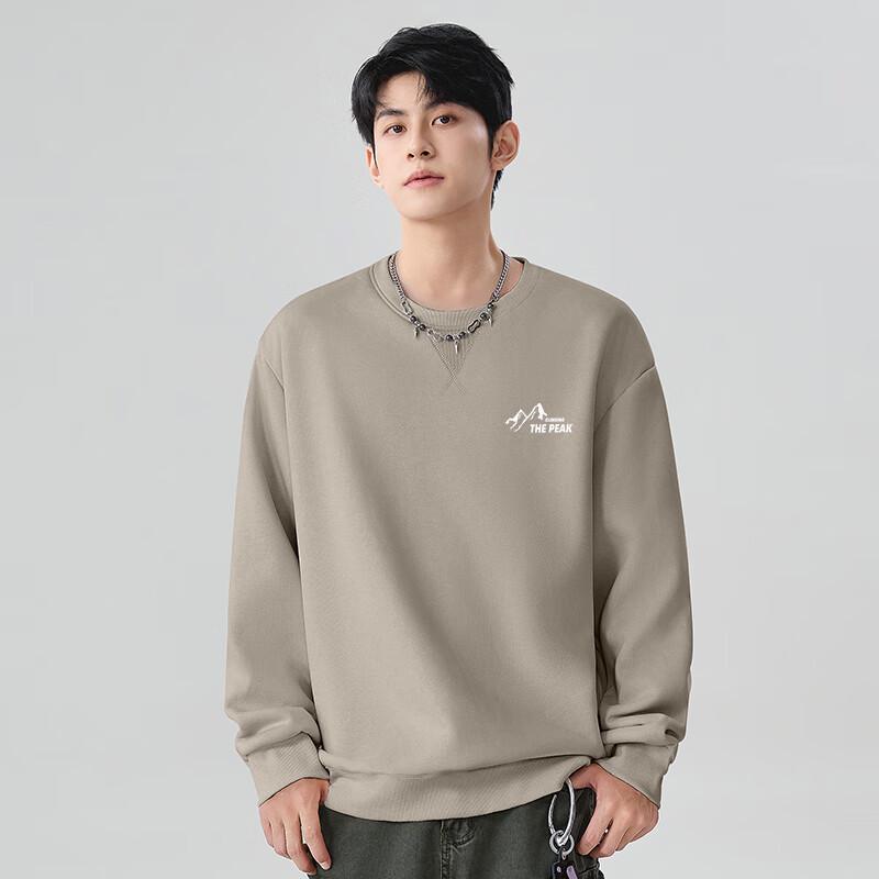 Baleno Men's American Style Relaxed Fit Crewneck Sweatshirt