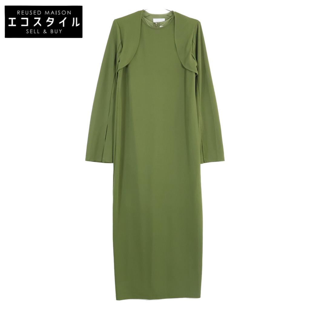 AMERI [Good Condition] 02310520290 3WAY BOLERO RIB DRESS 3WAY Rib Bolero Dress/ Dress M greenUsed