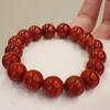 Natural Nanhong Agate Round Bead Braceletfashion Women Daily Jewelry Gift