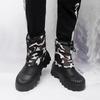 Herren Winter Warme Schneestiefel Gummi Wanderstiefel Outdoor Mid Calf Camouflage Duck Boots Wasserdicht Übergröße